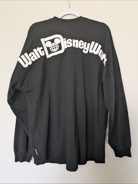 Disney Tops - Walt Disney World Black Spirit Jersey Long Sleeve Tee Sz Xl